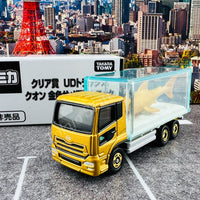 TOMICA (Not For Sale) Nissan Quon Aquarium Truck GOLD 4904810137498