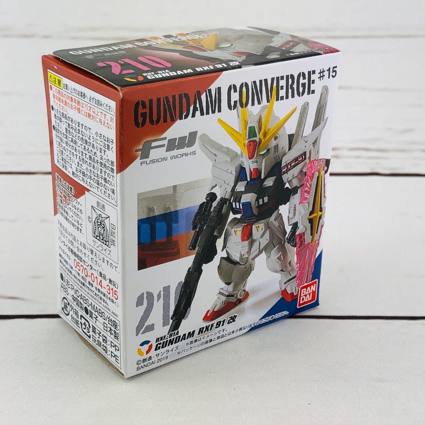 FUSION WORKS Gundam Converge #15 - 210 Gundam RXF 91 Kai 改 RXF-91A
