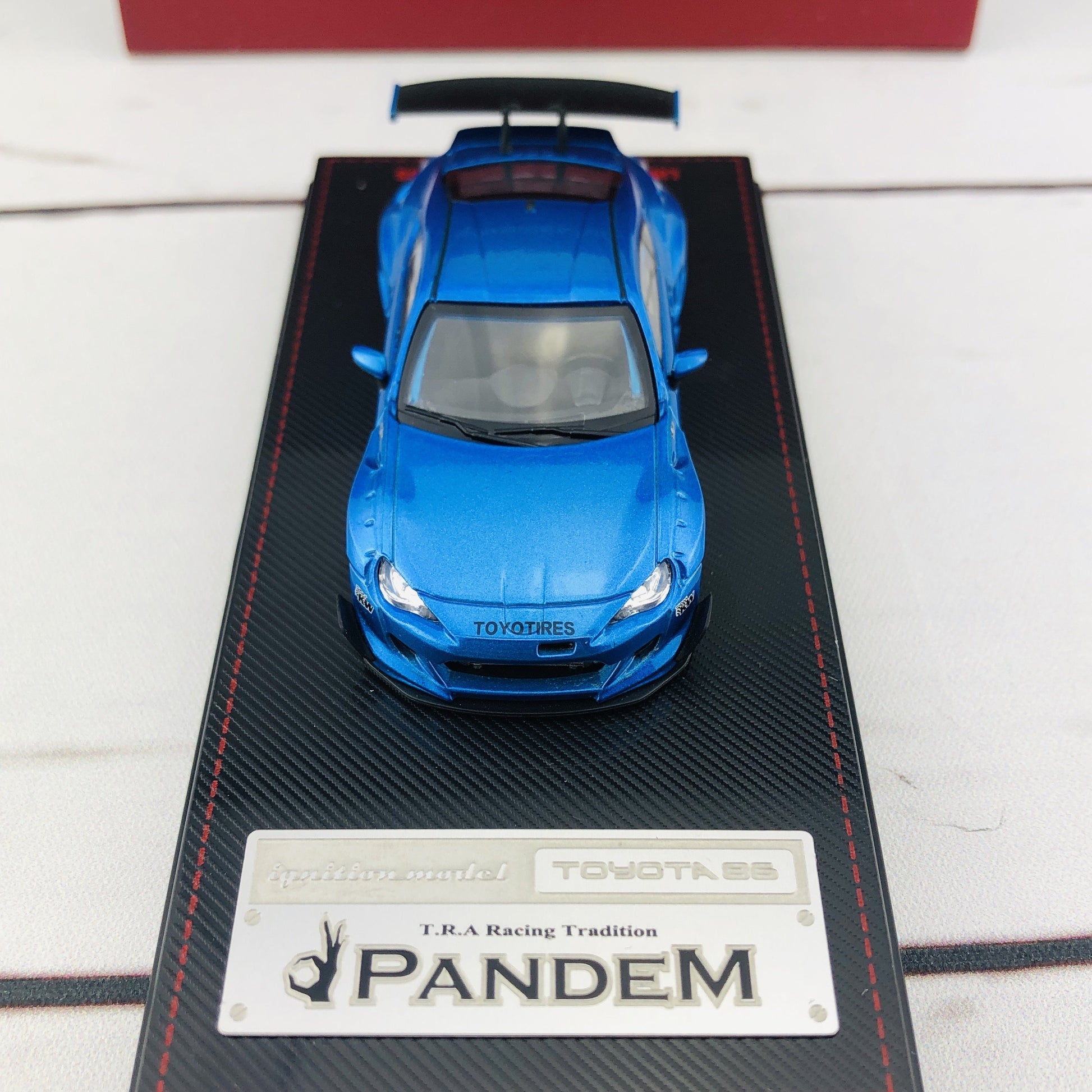 Ignition Model 1/64 Pandem Toyota 86 V3 Blue Metallic 1403