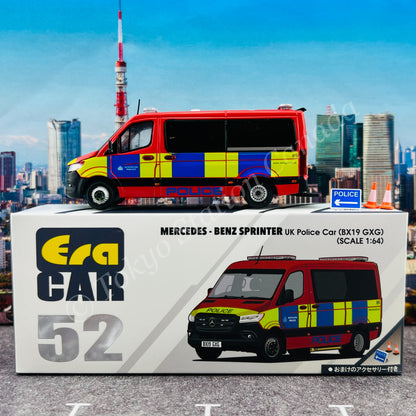 ERA CAR 1/64 52 MERCEDES - BENZ SPRINTER UK Police Car (BX19 GXG) MB22SPR5201