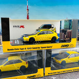 INNO64 1/64 HONDA CIVIC Type-R EK9 Yellow Tuned by Spoon Sports IN64-EK9-YLSP