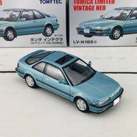 Tomytec Tomica Limited Vintage Neo 1/64 LV-N193b Honda Integra 3 Door Coupe XSi Blue (1989)