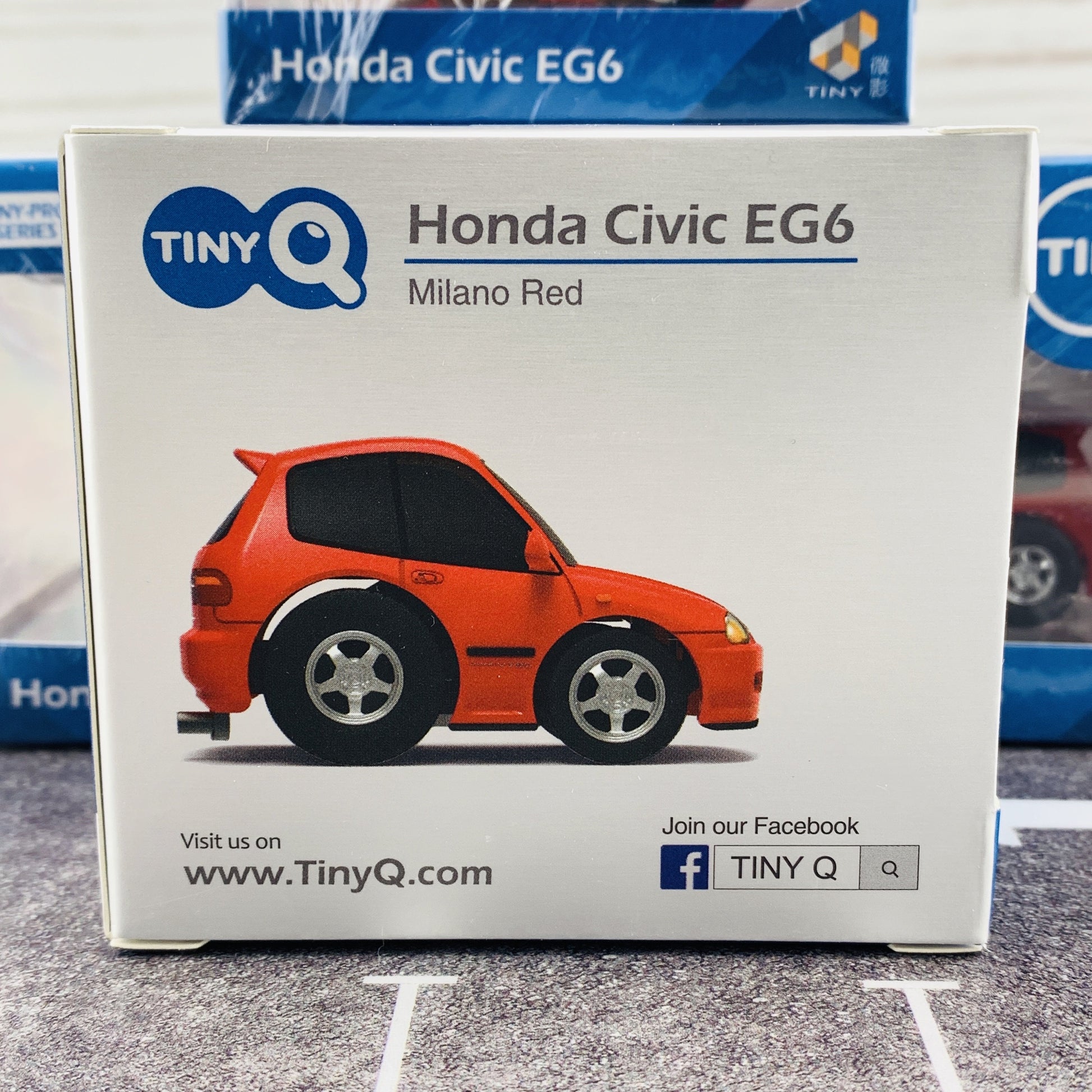 TINYQ Pro-Series 01 - Honda Civic EG6 (Red) TinyQ-01d