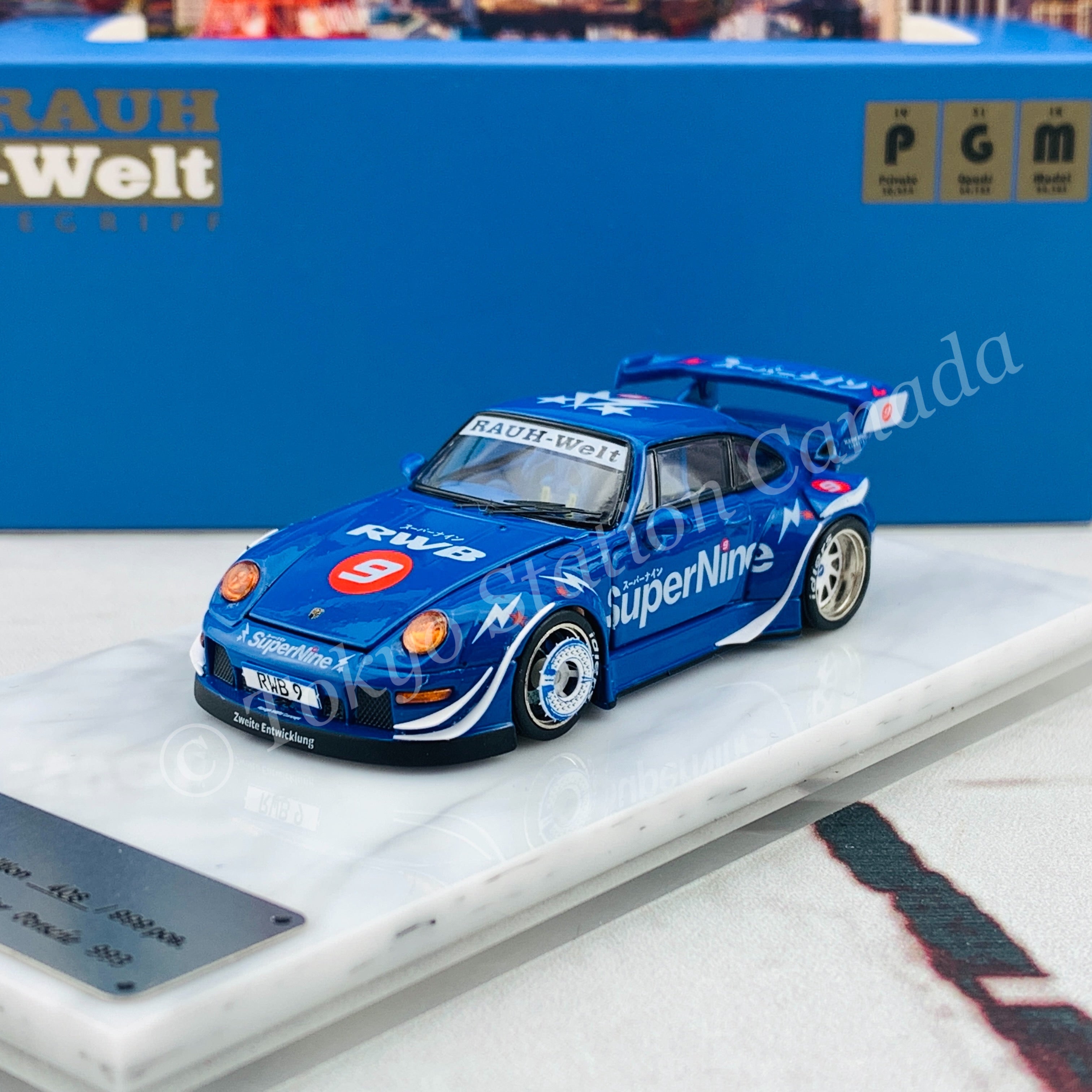 PEAKO x PGM 1/64 RWB 993 SuperNine 63900A – Tokyo Station