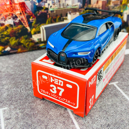 TOMICA 37 BUGATTI CHIRON PUR SPORT