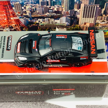 TARMAC WORKS 1/64 HOBBY64 Nissan GT-R Nismo GT3 Testing version ***Full carbon in PAD Printing *** T64-035-TEST