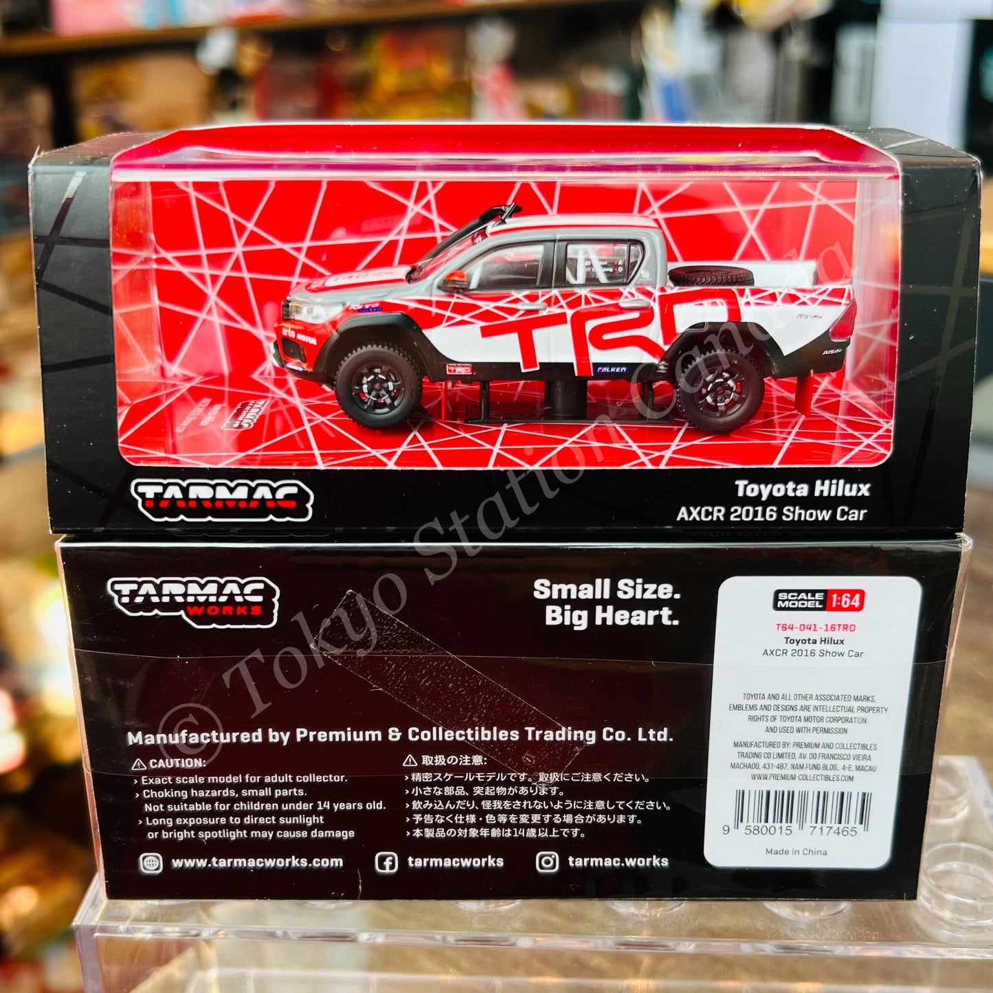 TARMAC WORKS HOBBY64 1/64 Toyota Hilux  AXCR 2016 Show car T64-041-16TRD