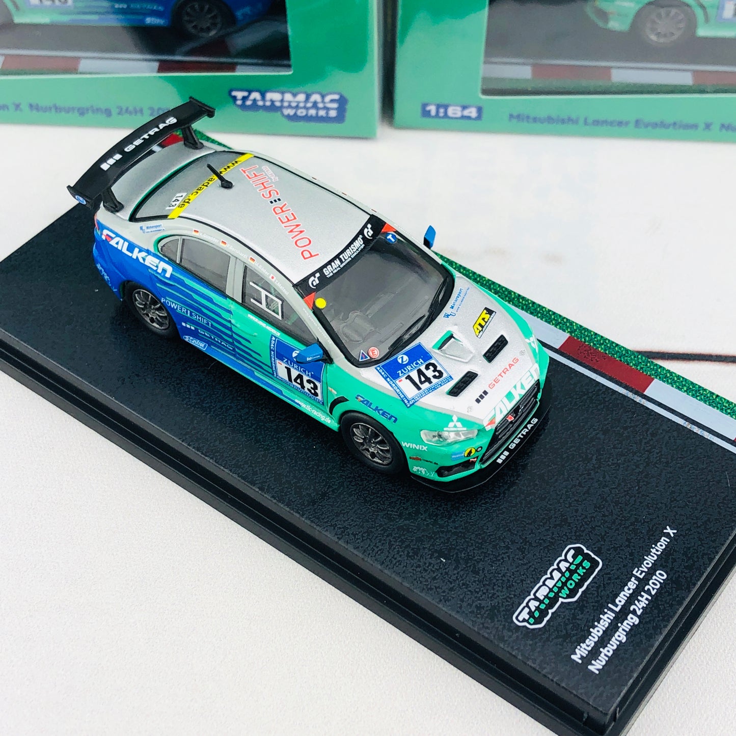 Tarmac Works 1/64 Mitsubishi Lancer Evolution X Nurburgring 24H 2010 T64-004-NUR