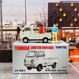 Tomytec Tomica Limited Vintage 1/64 Mazda Porter Cab one side open White LV-185b