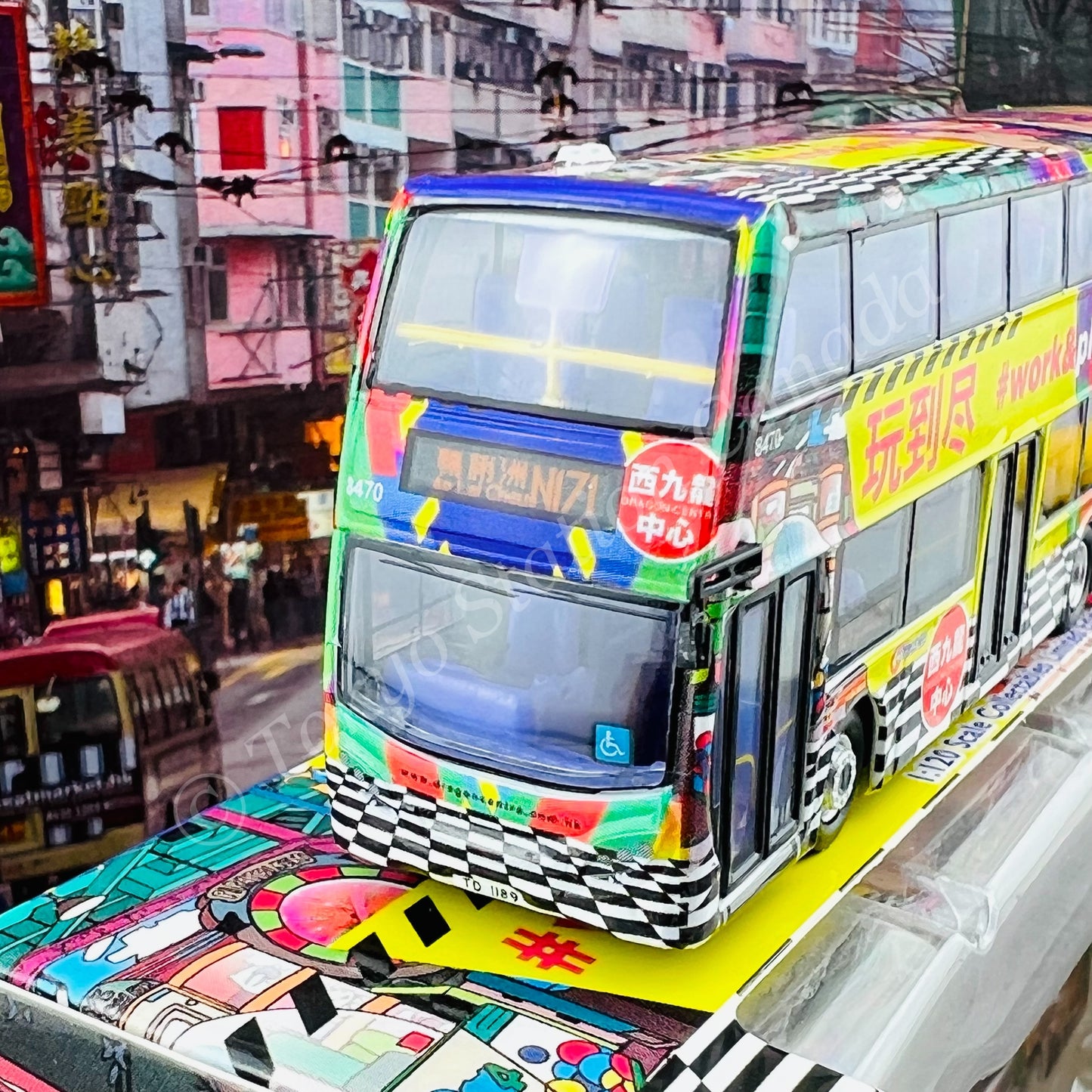 Model 1 1/120 Citybus ADL ENVIRO500 MMC 12m (Dragon Centre 西九龍中心) S33603 - 8470 TD1189 @ 鴨脷洲 N171 (玩到盡)