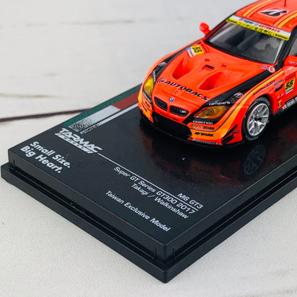 Tarmac Works 1/64 BMW M6 GTS Super GT Series GT300 2017 Takagi / Walkinshaw Taiwan Exclusive Model