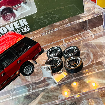 BM CREATIONS JUNIOR 1/64 Land Rover 1992 Range Rover Classic LSE -Red LHD 64B0181