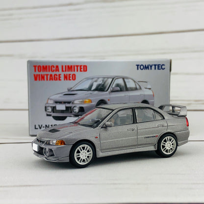 Tomica Limited Vintage Neo Mitsubishi Lancer Evolution IV GSR Silver (1996) LV-N186a