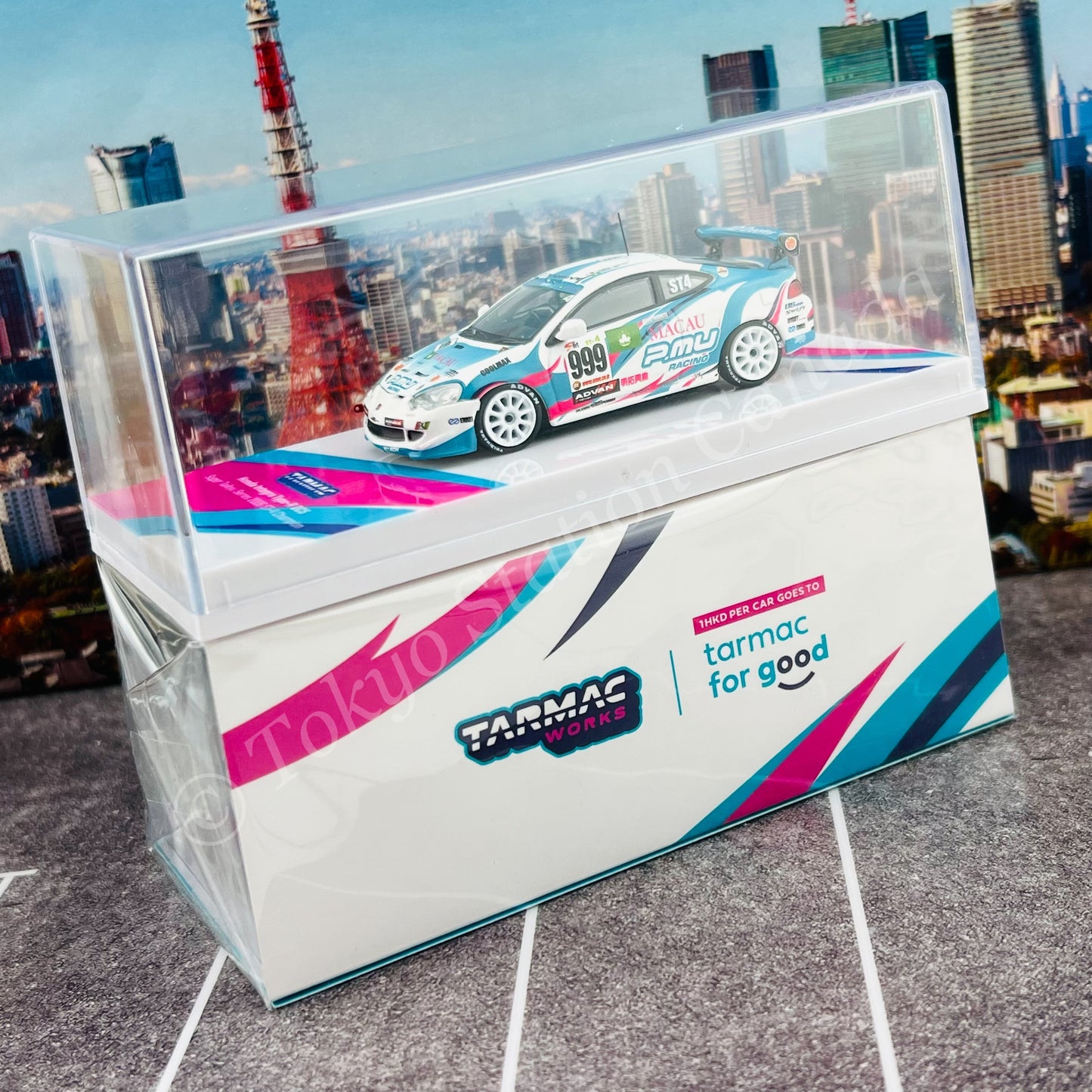 TARMAC WORKS HOBBY64 1/64 Honda Integra Type-R DC5 Super Taikyu Series 2006 ST-4 Champion Naoya Yamano / Henry Ho T64-TL022-PMU