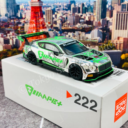 MINI GT x Pop Race 1/64 Bentley Continental GT3 #6 Phoenix Racing Asia 2018 Blancpain GT Series Asia MGT00222