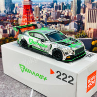 MINI GT x Pop Race 1/64 Bentley Continental GT3 #6 Phoenix Racing Asia 2018 Blancpain GT Series Asia MGT00222