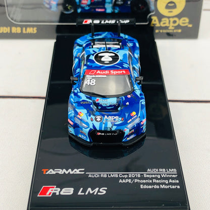 Tarmac Works 1/64 Audi R8 LMS - Audi R8 LMS Cup 2016 - Sepang Winner AAPE / Phoenix Racing Asia - Edoardo Mortara  T64-007-CUP16EM