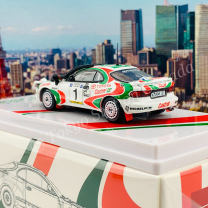 POPRACE 1/64 Toyota Celica GT-Four ST185 Safari Rally 1993 Winner #1 Juha Kankkunen/ Juha Piironen PR64-185-93WRC01