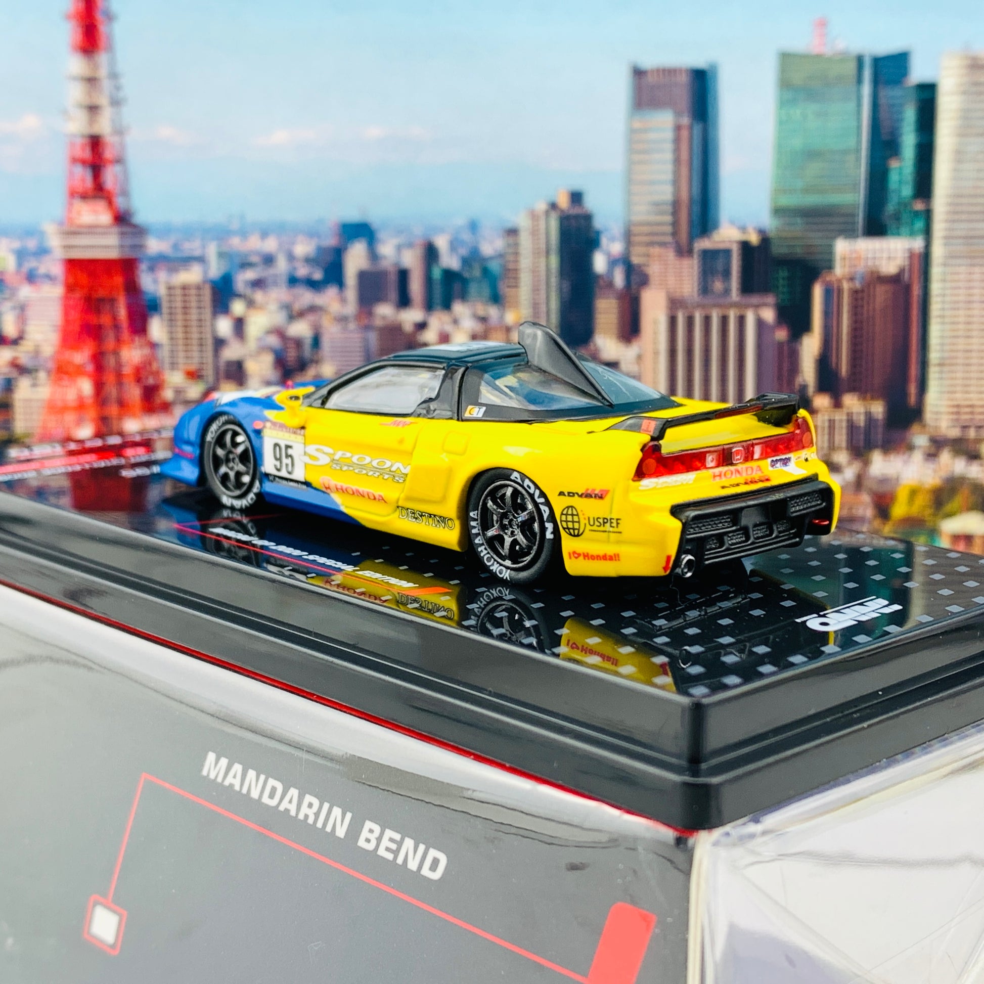 INNO64 1/64 MACAU GP 2020 COLLECTION HONDA NSX GT (NA2) #95 "SPOON SPORTS" Macau Grand Prix 2009 IN64-NSXGT-MGP20SP