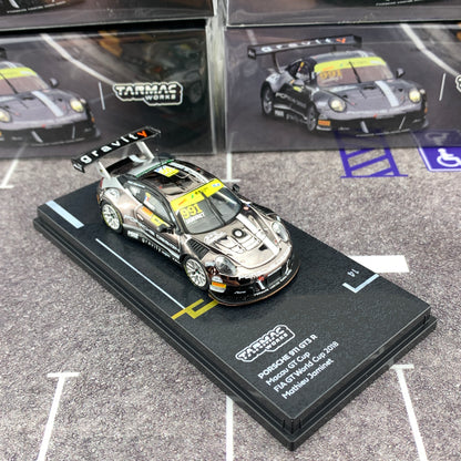 Tarmac Works 1/64 Porsche 911 GT3 R Macau GT Cup - FIA GT World Cup 2018  Mathieu Jaminet T64-032-18MGP991