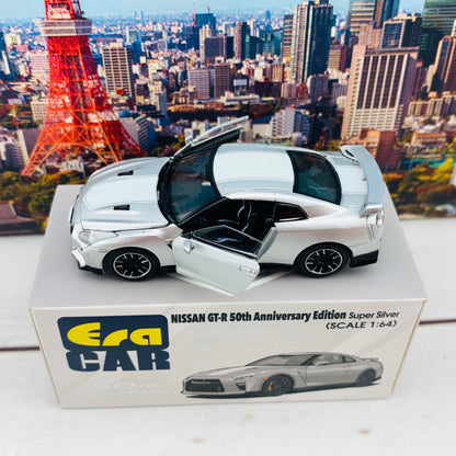 ERA CAR 21 1/64 Nissan GTR 50th Anniversary Edition Super Silver NS20GTRSP25