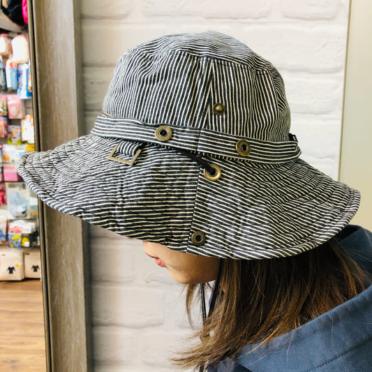 Safari 2-way Hat - Black