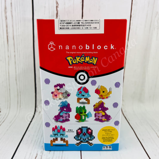 nanblock Mininano Pokemon Poison Type Complete set of 6 (NBMC_43)