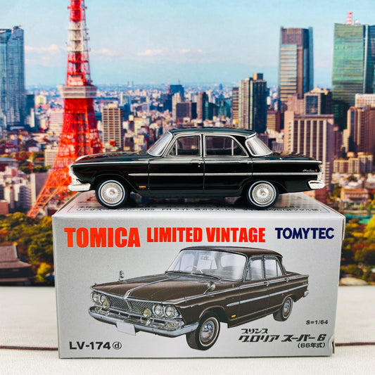 Tomytec Tomica Limited Vintage 1/64 Prince Gloria Super 6 (Black) 1966 LV-174d