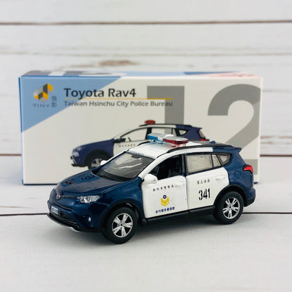 Tiny City TW12 Toyota Rav4 Taiwan HSINCHU CITY POLICE BUREAU 1/64