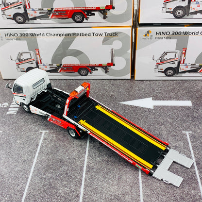 Tiny City 163 - HINO 300 Flatbed Tow Truck 日野300 韋川平板拖車