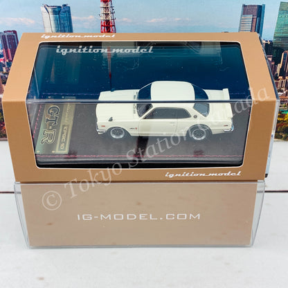 Ignition Model 1/64 HIGH-END RESIN MODEL Nissan Skyline 2000 GT-R (KPGC10) White IG2303