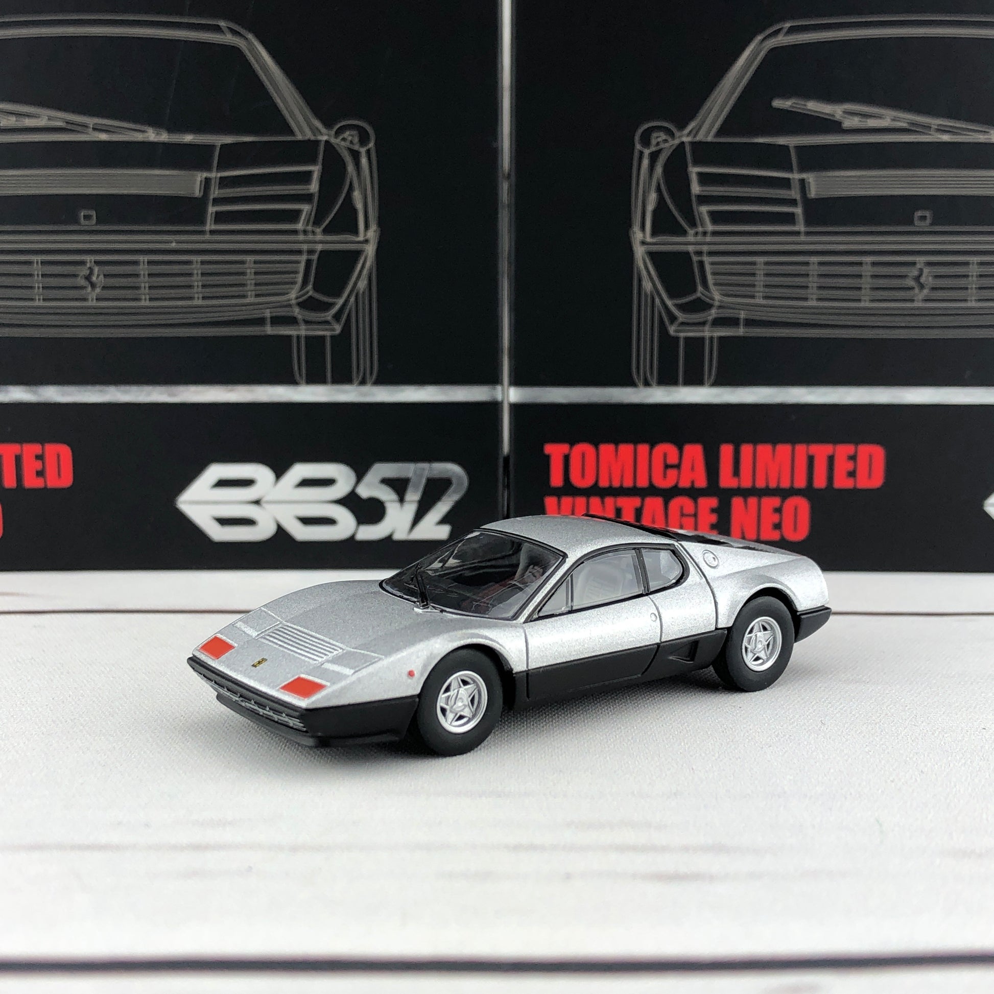 Tomica Tomytec Limited Vintage Neo 1/64 512i BB SILVER