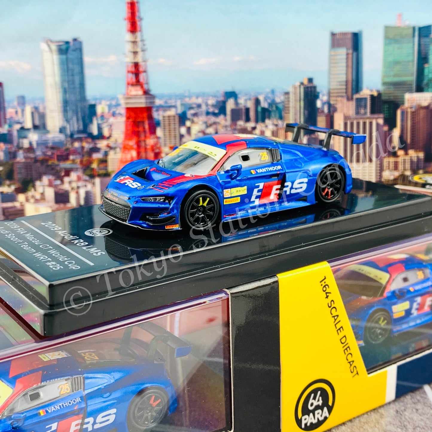 PARA64 1/64 Audi R8 LMS 2019 - 2019 FIA Macau GT Team WRT Vanthoor #25 PA-55255