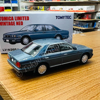 TOMYTEC Tomica Limited Vintage Neo 1/64 Nissan Cedric V30 Twin Cam Gran Turismo SV (Grayish Blue) 1991 LV-N265b