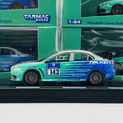 Tarmac Works 1/64 Mitsubishi Lancer Evolution X Nurburgring 24H 2010 T64-004-NUR