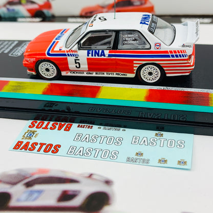 Tarmac Works 1/64 BMW M3 E30  Spa 24hours Race 1992 Winner Soper / Martin / Danner (Decal included) T64-009-92SPA05
