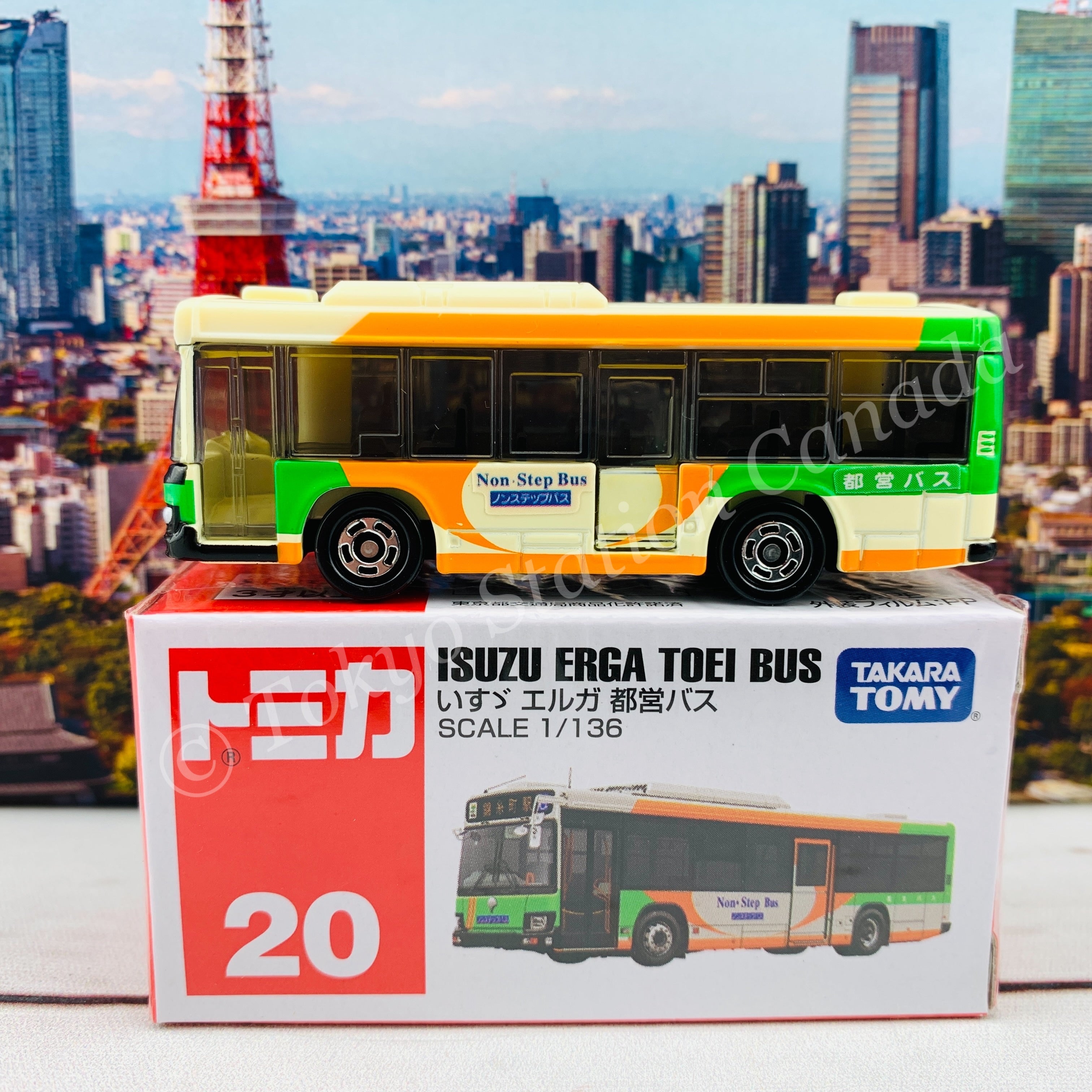 TOMICA 20 Isuzu Erga Toei Bus 4904810879718 – Tokyo Station