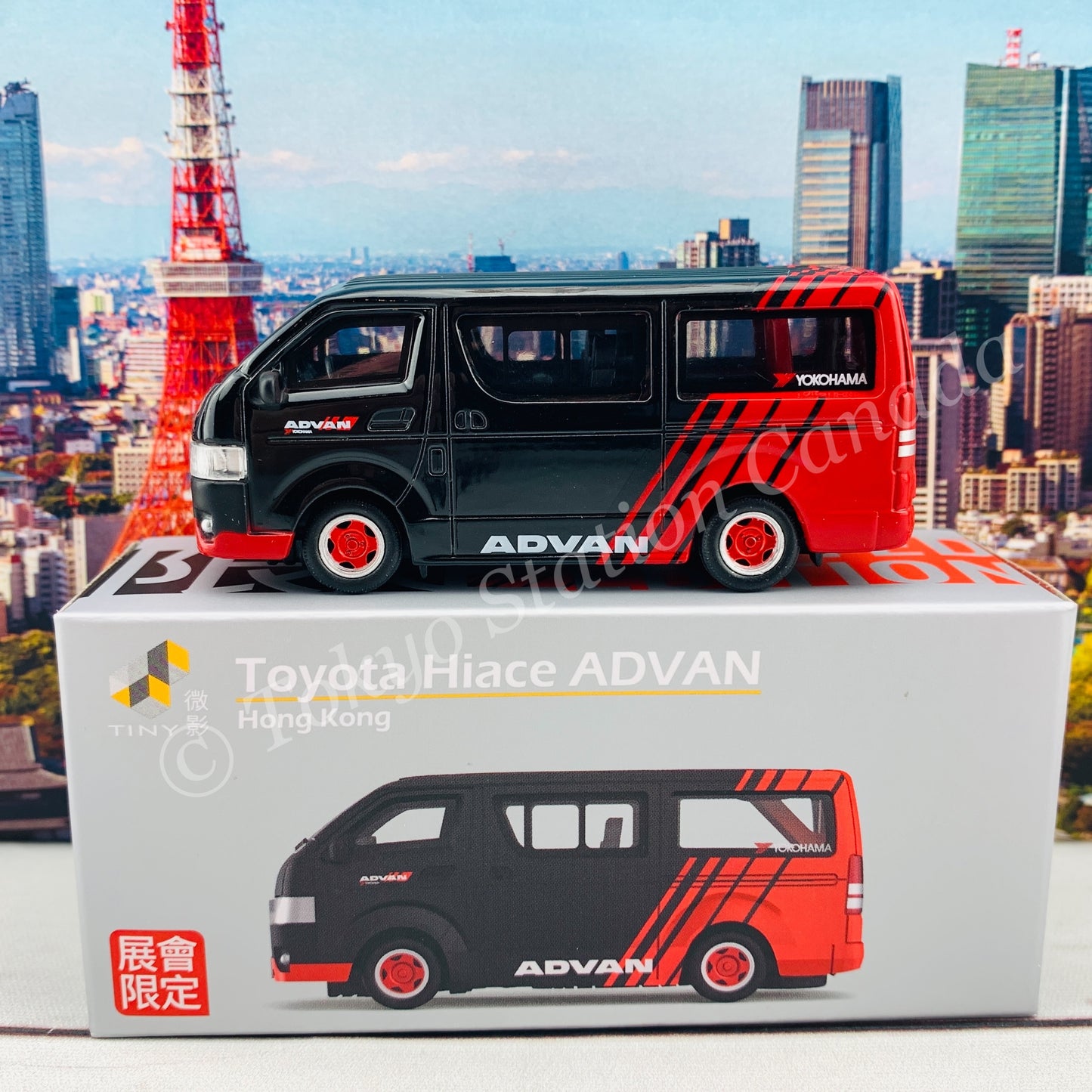 Tiny 微影 Toyota Hiace ADVAN "Exhibition Limited" ATC64938