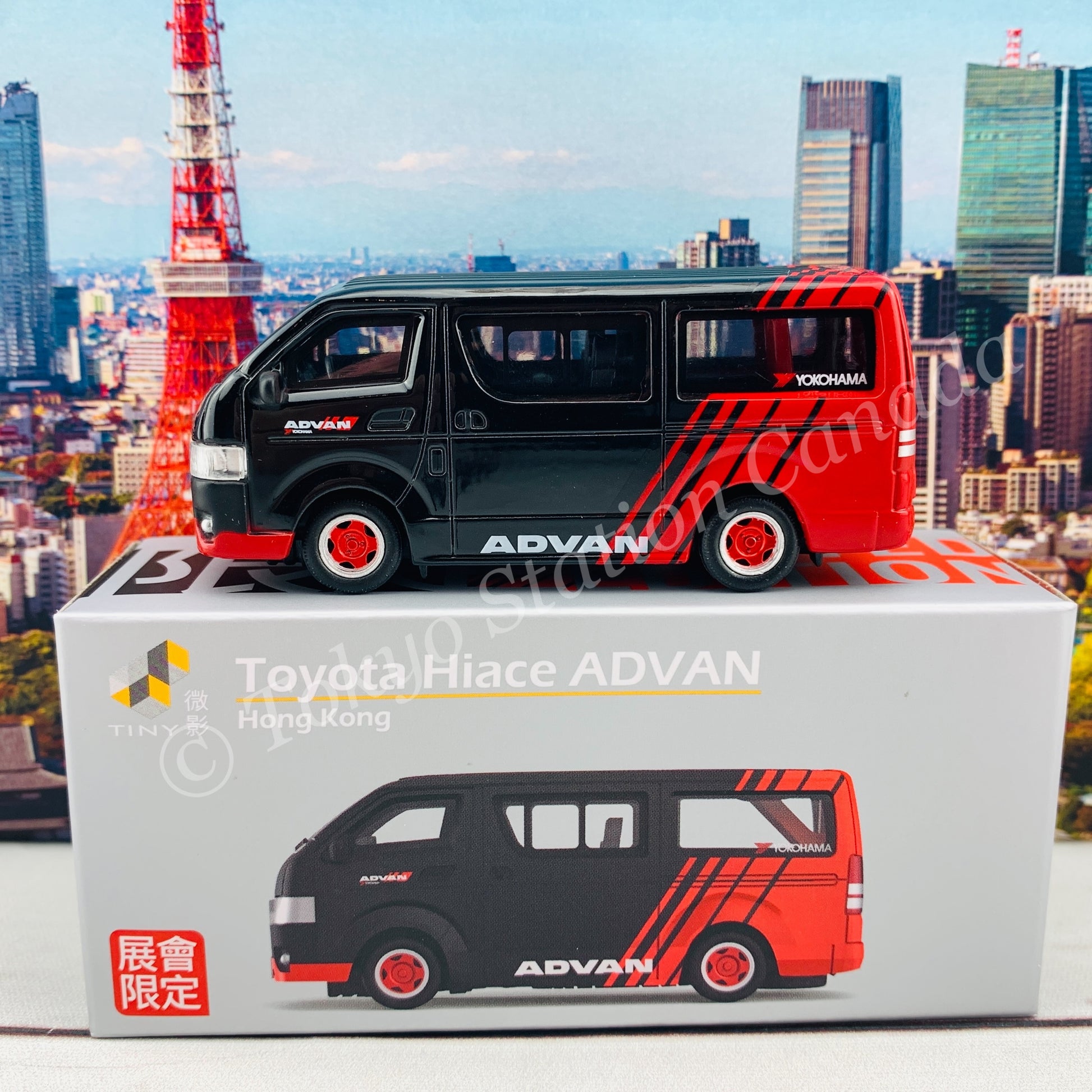 Tiny 微影 Toyota Hiace ADVAN "Exhibition Limited" ATC64938