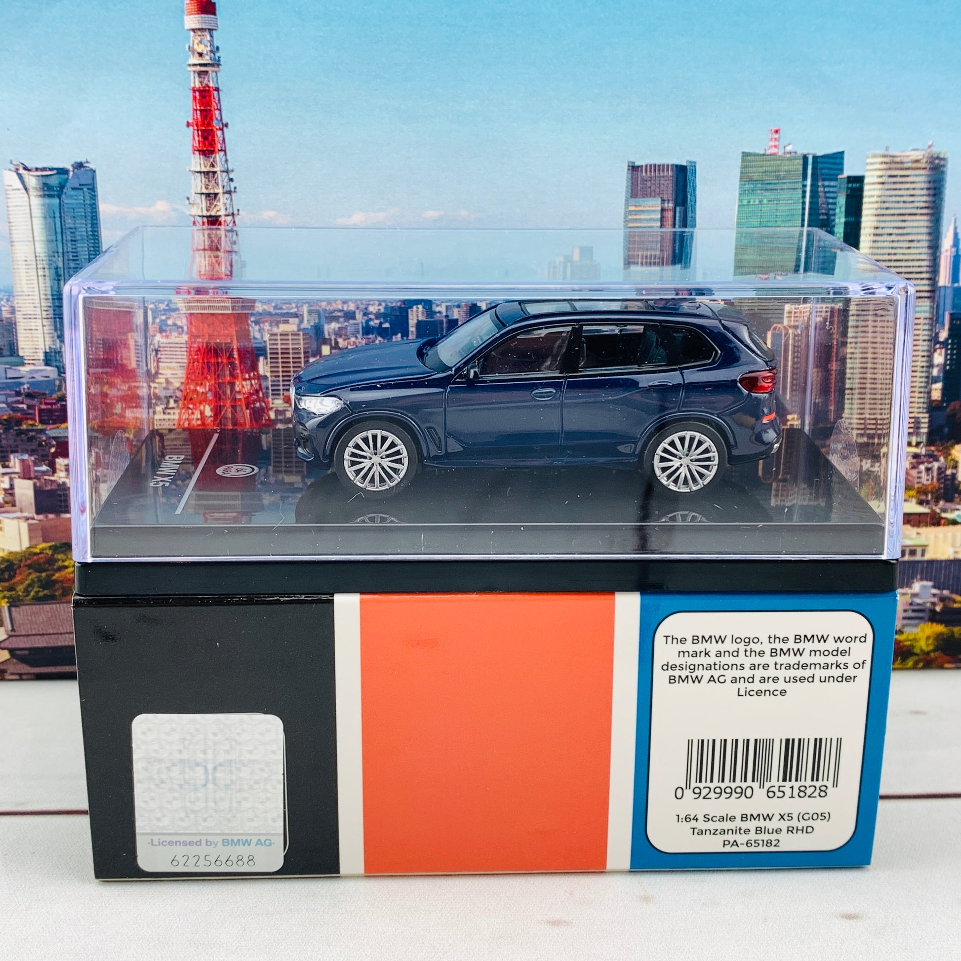 PARA64 1/64 BMW X5 (G05) Tanzanite Blue RHD PA-65182