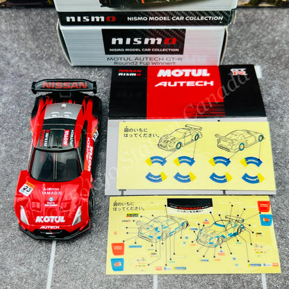 Nismo Model Car Collection Motul Autech GT-R #23 Super GT GT500 Round 2 Fuji Winner 2018 KWAM136007