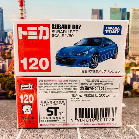 TOMICA 120 SUBARU BRZ 4904810801078