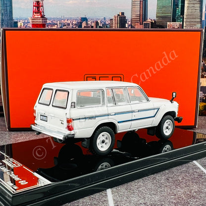 GCD 1/64 Toyota Land Cruiser LC60 Modified Version RHD WHITE KS029-87