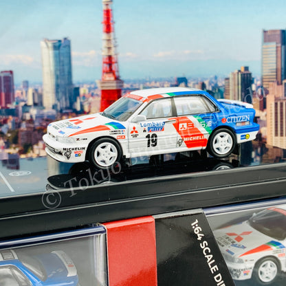 PARA64 1/64 Mitsubishi Galant VR4 1989 RAC LOMBARD RALLY #19 LHD PA-55104
