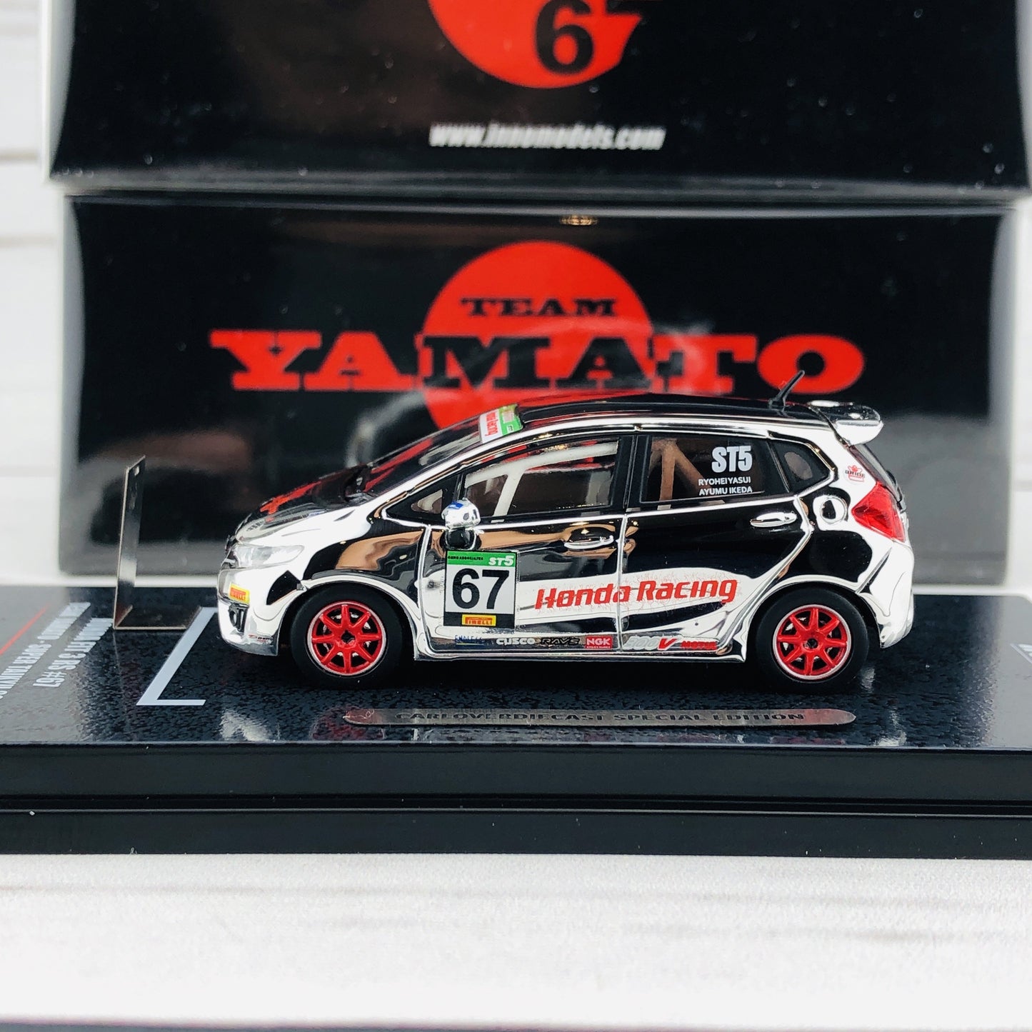 INNO64 HONDA FIT 3 RS #67 Team Yamato - Super Taikyu 2018 CARLOVERDIECAST Special Edition IN64-GK5-YA67