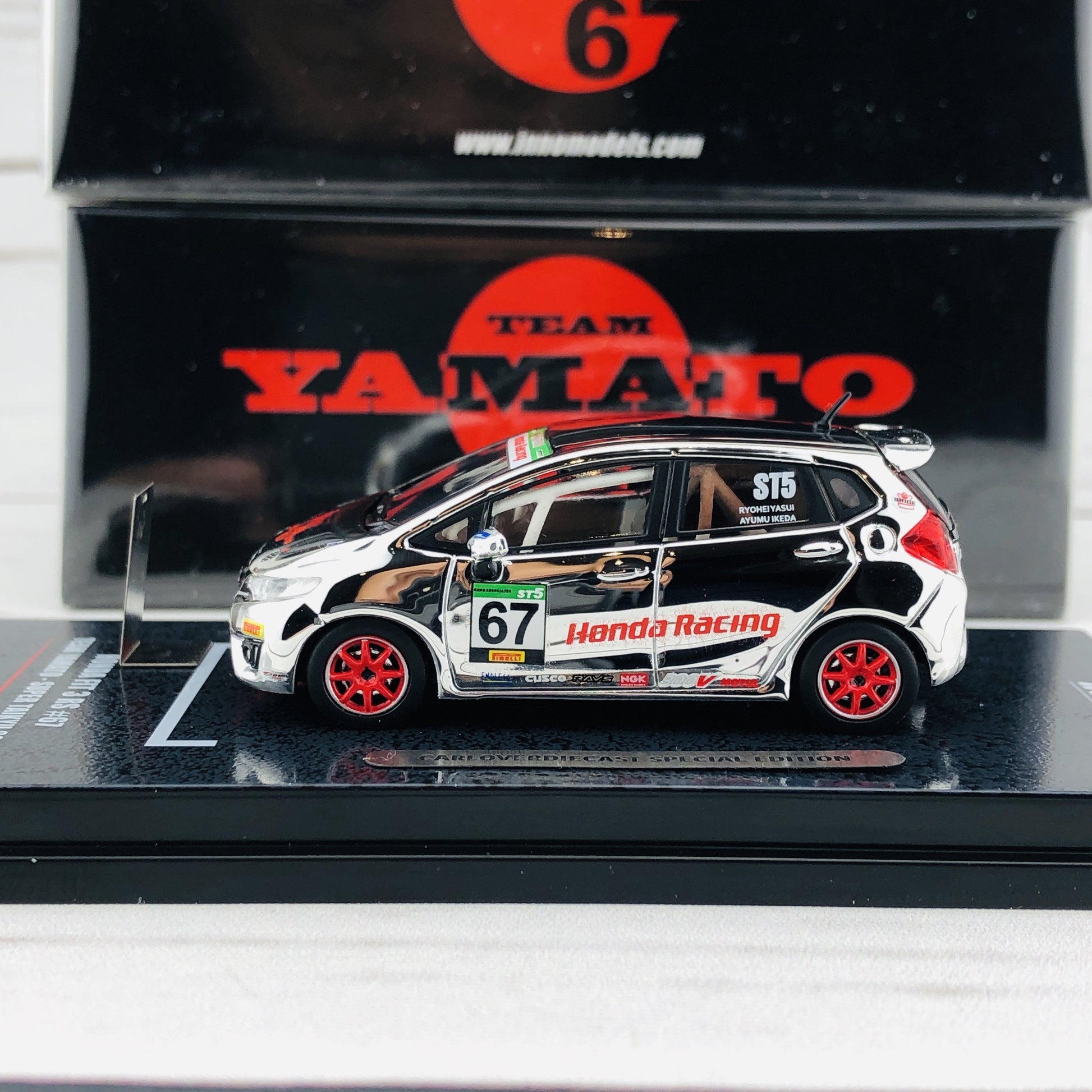 INNO64 HONDA FIT 3 RS #67 Team Yamato - Super Taikyu 2018 CARLOVERDIECAST Special Edition IN64-GK5-YA67