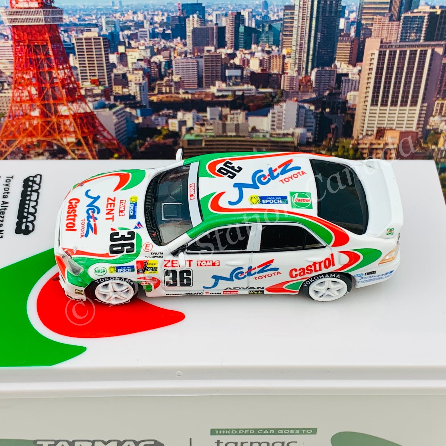 Tarmac Works 1/64 HOBBY64 Toyota Altezza N1 Super Taikyu Series 1999 T64-019-99ST36