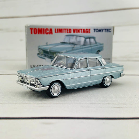 Tomica Limited Vintage 1/64 Nissan Prince Gloria Super6 (1963) Blue LV-174a