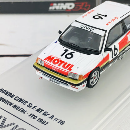 INNO64 HONDA CIVIC Si E-AT Gr.A #16 Mugen Motul - JTC 1987 IN64-EAT-MOT87