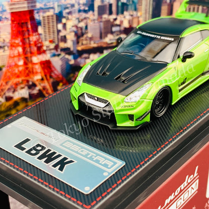 Ignition Model 1/64 LB-Silhouette WORKS GT Nissan 35GT-RR Green Metallic IG2384